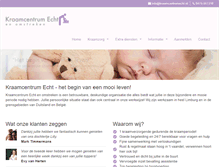 Tablet Screenshot of kraamcentrumecht.nl